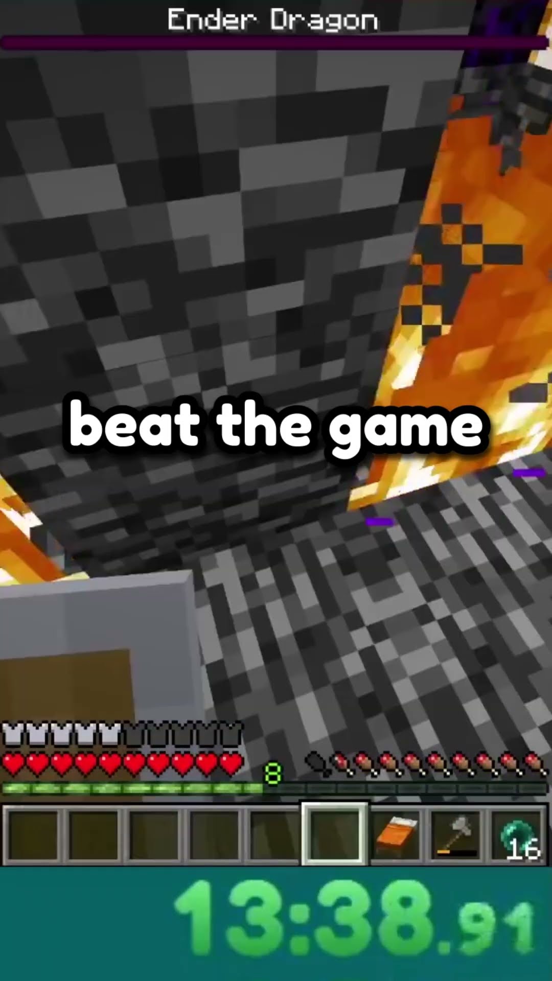 I cheated in a Minecraft Speedrun #smallant #speedrun #minecraft