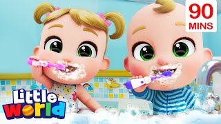 Brush Your Teeth Song + More Little World Kids Songs & Nursery Rhymes
