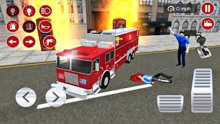 Real Fire Service Car Driving Simulator - Emergency Van Driving Games - Android gameplay screenshot 5