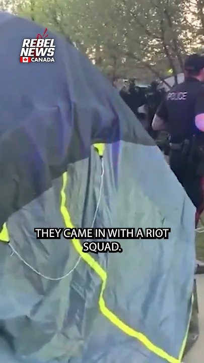 Chaos! Calgary’s riot squad clears out anti-Israel university encampment