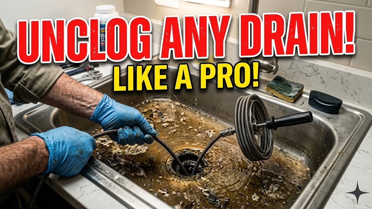 How to Unclog Any Sink Drain Like a Pro — Easy DIY (No Plumber Needed ...