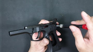 Tokyo Marui  M92F assembly and disassembly part 3 of 5  Frame Assembly