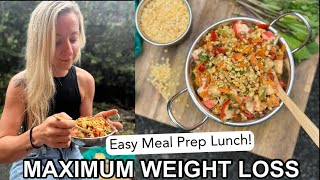 Easy Meal Prep Lunch ? Moong Dhal Chat / Plant Based Weight Loss