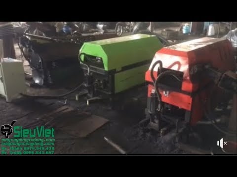 Video Cho thuê máy duỗi cắt sắt Trung Quốc GT4-12 - youtube