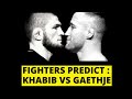 UFC Fighters "Predict" Khabib Nurmagomedov vs Justin Gaethje (Shocking Picks)