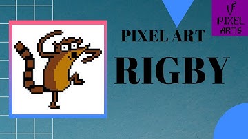 REGULAR SHOW Rigby Pixel Art
