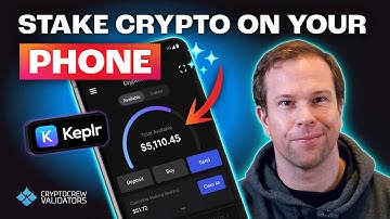Stake Crypto on Your Phone | Keplr Mobile Tutorial