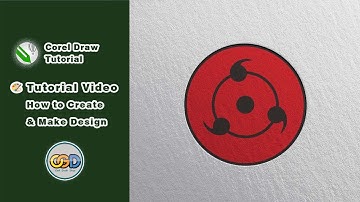 🔴 How to Create Sharingan Eyes in CorelDraw 🎨 Tutorial Video How to Create & Make Design