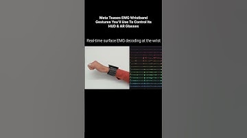 Meta Teases EMG Wristband Gestures You