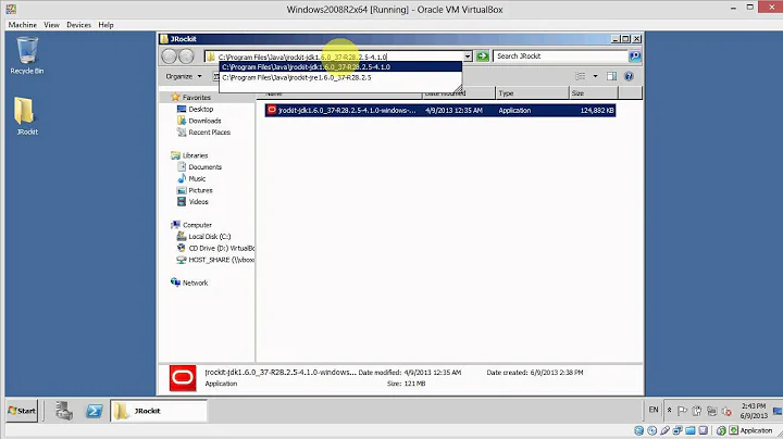 OTM 6.3.1. Installation Guide (Windows) - Part 7 - Installing JRockit