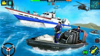 police👮Speed🛥Boat👿Gangster Chase🏃@Android Game screenshot 5