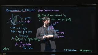 Applications of Integration: Area between curves - 05. Example 4; a triangle