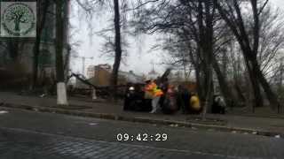 Carnage on Institutskaya Street on February 20, 2014  Maidan, Kiev, Ukraine