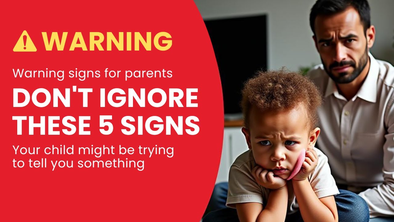 Don't Ignore These 5 Signs Your Child Needs Help YouTube