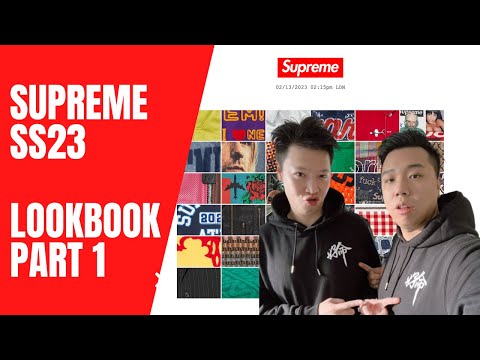 Supreme Ss23 Lookbook Part 1! 🔥 Kurt Cobain Tee, Tonal Box Logo Tee,  Jackets And More! - Youtube