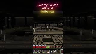 Join my live now for invite #minecraft #gaming