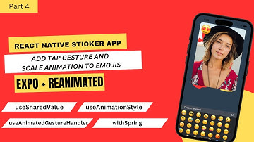 Add Tap Gesture And Spring Animation To Emojis In Sticker App | Part 4