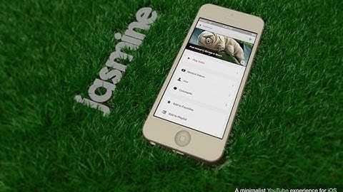 iPhone 5 Best YouTube App Client Jasmine