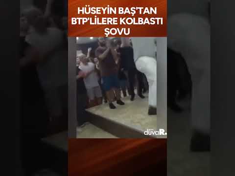 BTP Genel Başkanı Hüseyin Baş'ın kolbastı şovuna beğeni yağdı #short