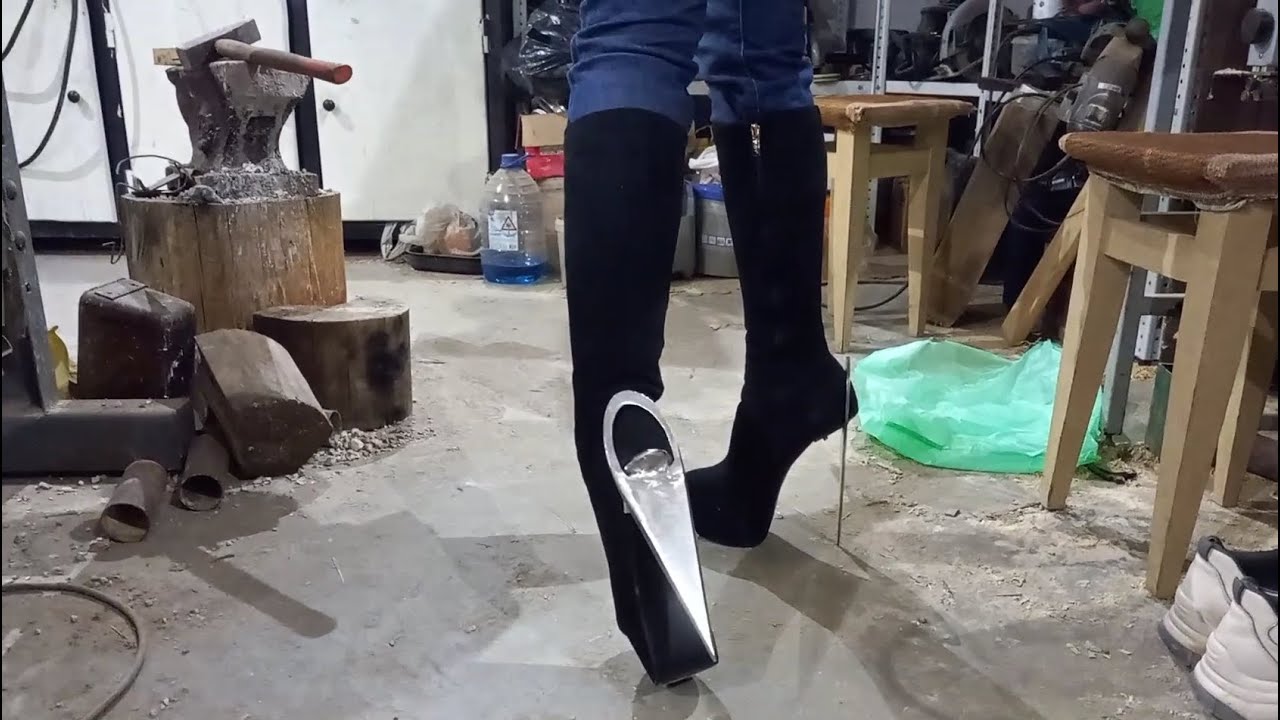 We create knife heels. 2 ! Создаем каблуки ножи 2 Итог ! YouTube