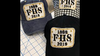 How to design an appliqué patch in Embrilliance for a hat