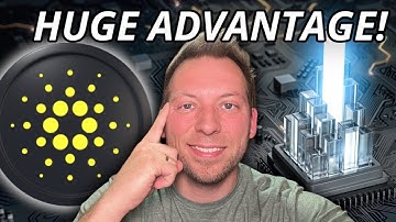 CARDANO ADA - HAS A HUGE ADVANTAGE RIGHT NOW!!! CAN