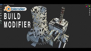 How to use the Build Modifier in Blender 3d: Create construction animations!