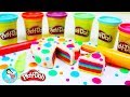 ปั้นแป้งโดว์ขนม แป้งโดว์ขนมเค้ก ของเล่นทำอาหารPlay Doh สอนปั้นดินน้ำมัน เรียนรู้สีจากแป้งโดว์