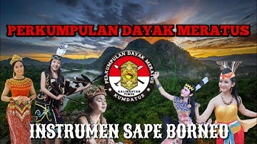 Instrumen sape dayak enak pengantar tidur
