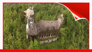 Mysterious, Abandoned Indonesian Church Shaped Like A Giant Chicken 😃