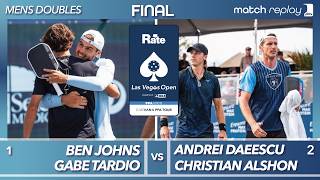 Ben Johns & Gabe Tardio vs Christian Alshon & Andrei Daescu Championship Match | PPA Las Vegas Open