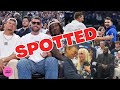 Travis kelce spotted at the starstudded mavs vs wolves game in nba with patrick mahomes