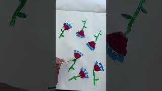 Easy Flower Painting for Beginners | Acrylic Painting Tutorial 🌸 #art #lifeisbutadream