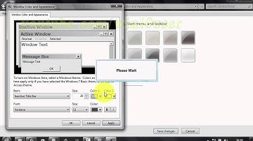 Windows 7 Tips : How to change Inactive Title Bar Font, and Font size
