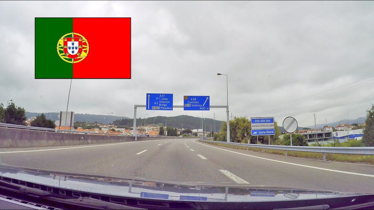 P / Autoestrada A28/A27 | Viana do Castelo - Touvedo São Salvador | 4K