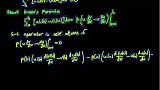5.5 Self-adjointness of the Sturm-Liouville operator