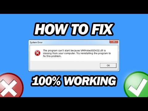 Fix Vmprotectsdk32 dll Is Missing | How to Fix Vmprotectsdk32 Dll Problem
