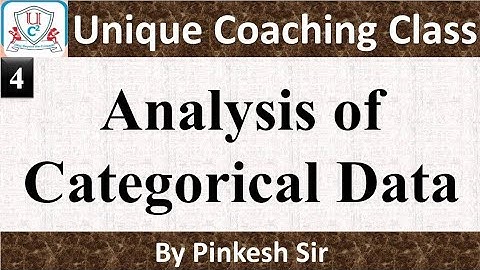 Analysis of Categorical Data | Part 4 | Stat | F.Y.Bcom | Vnsgu | By Pinkesh Sir