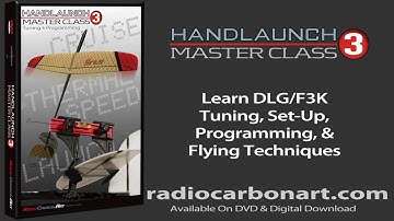 R/C Handlaunch Glider Master Class 3 Training Video Trailer