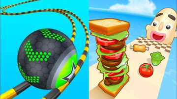 Going Balls vs Sandwich Runner - All Levels Gameplay Android, iOS - NEW MOD APK UPDATE 2025