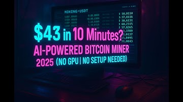 $43 in 10 Minutes? AI-Powered Bitcoin Miner 2025 (No GPU | No Setup Needed)