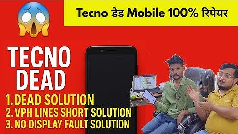 Tecno ke5 Dead Mobile Solution | VPH Short Solution | Tecno/infinix No graphics problem solution