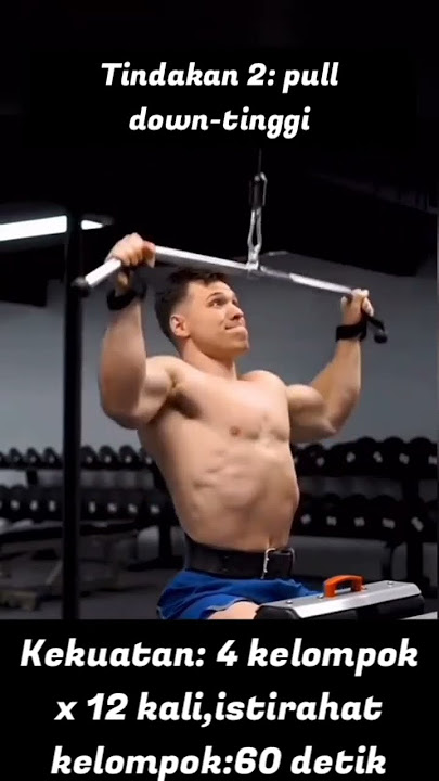 4 Latihan terbaik untuk membentuk otot sayap #fitness #gym #shorts