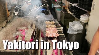 Yakitori In Tokyo With Binchotan Japanese Style Charcoal 焼き鳥