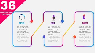 36.Three step simple line infographic by powerpoint world /download templates/free animations .