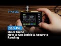 FNIRSI DSO-152 Oscilloscope | How to Get Stable & Accurate Reading⚡#fnirsi#dso152#howto#oscilloscope