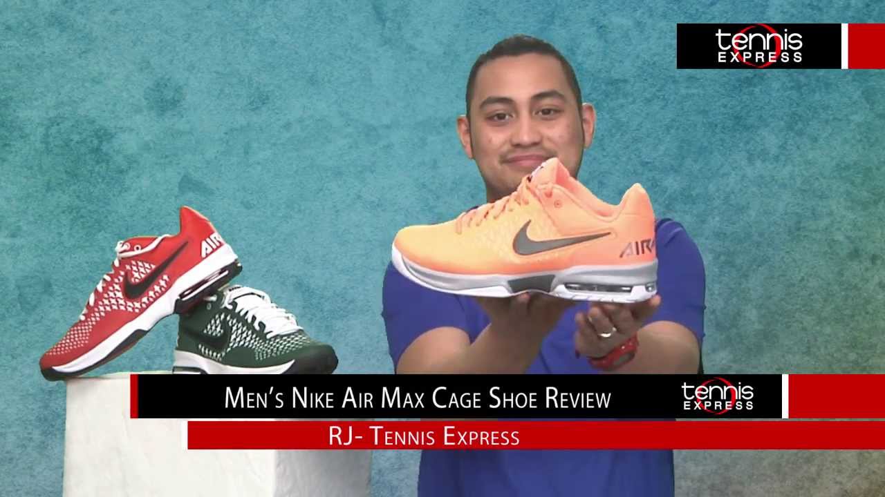 Museo Guggenheim sombra Turbina Nike Men's Air Max Cage | Shoe Guide | Tennis Express - YouTube