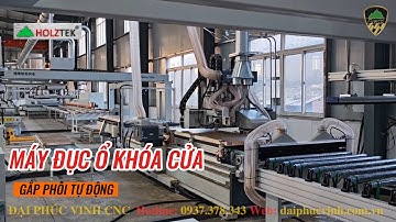 HT-D2400CNC – Máy CNC Đục Ổ Khóa, Bản Lề Cửa Hoàn Thiện | Lựa Chọn Hàng Đầu Cho Xưởng Cửa