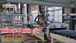 HT-D2400CNC – Máy CNC Đục Ổ Khóa, Bản Lề Cửa Hoàn Thiện | Lựa Chọn Hàng Đầu Cho Xưởng Cửa