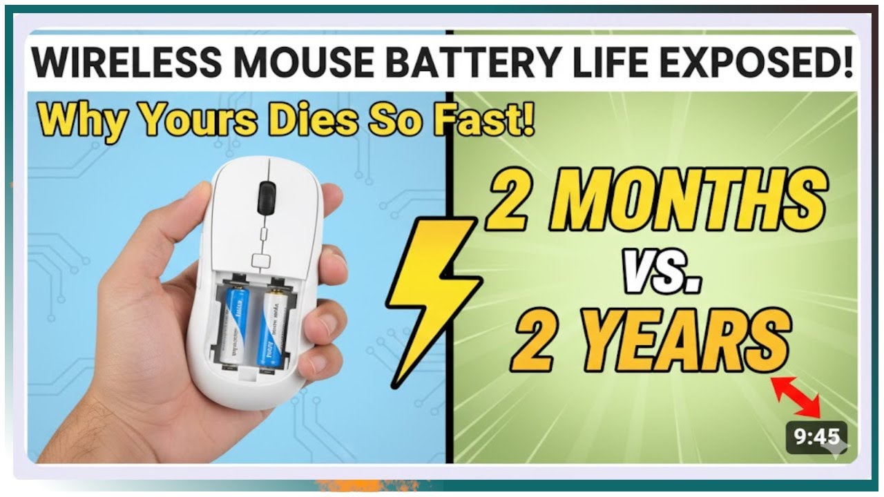 Сколько дней работает аккумулятор беспроводной мыши?
